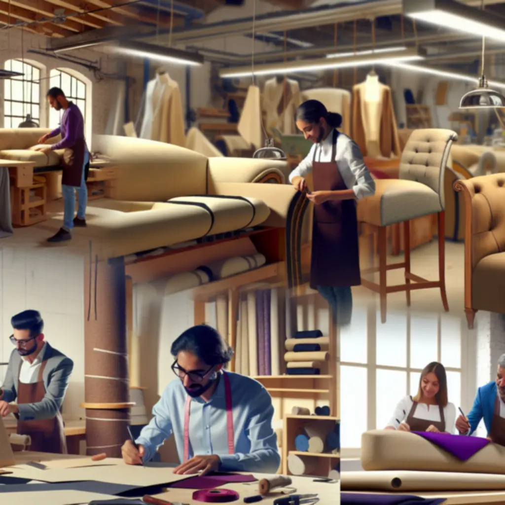 Egyedi bútortervező stúdió – anyagminták, szövetek és felületválaszték